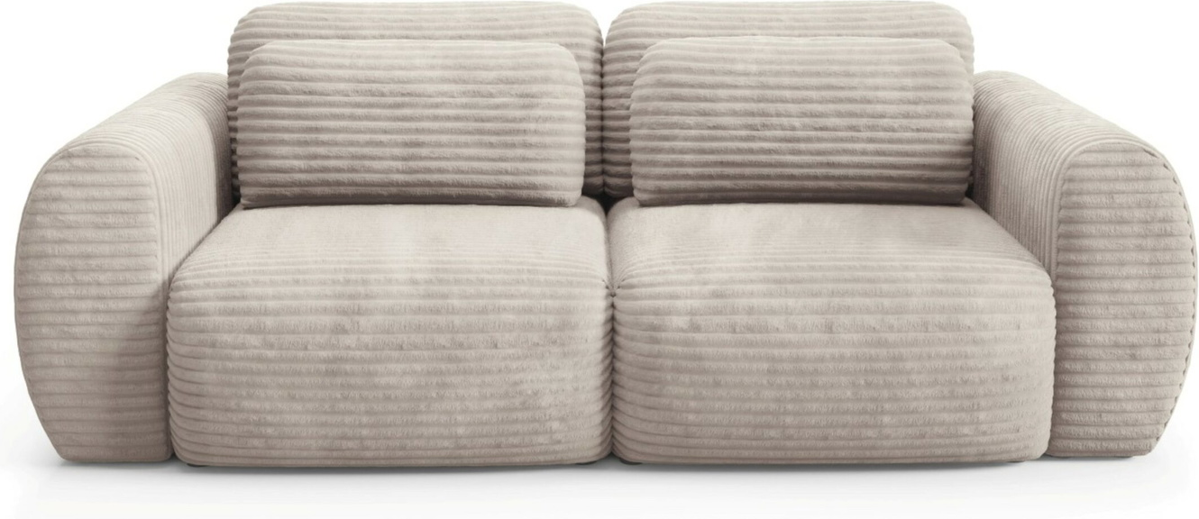 Sovesofa   Sofa Maison Vellé Veyra  -personers  Ambience 04 Stof  Dl-automatik  Opbevaring  Soveplads 200x160 Cm