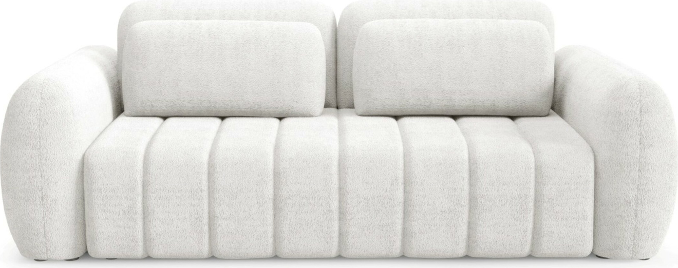 Sovesofa  -personers Maison Vellé Norvella  Quelle 01 Bouclé Stof  Liggeflade 200x160 Cm  100  Polyester  Fuldpolstret