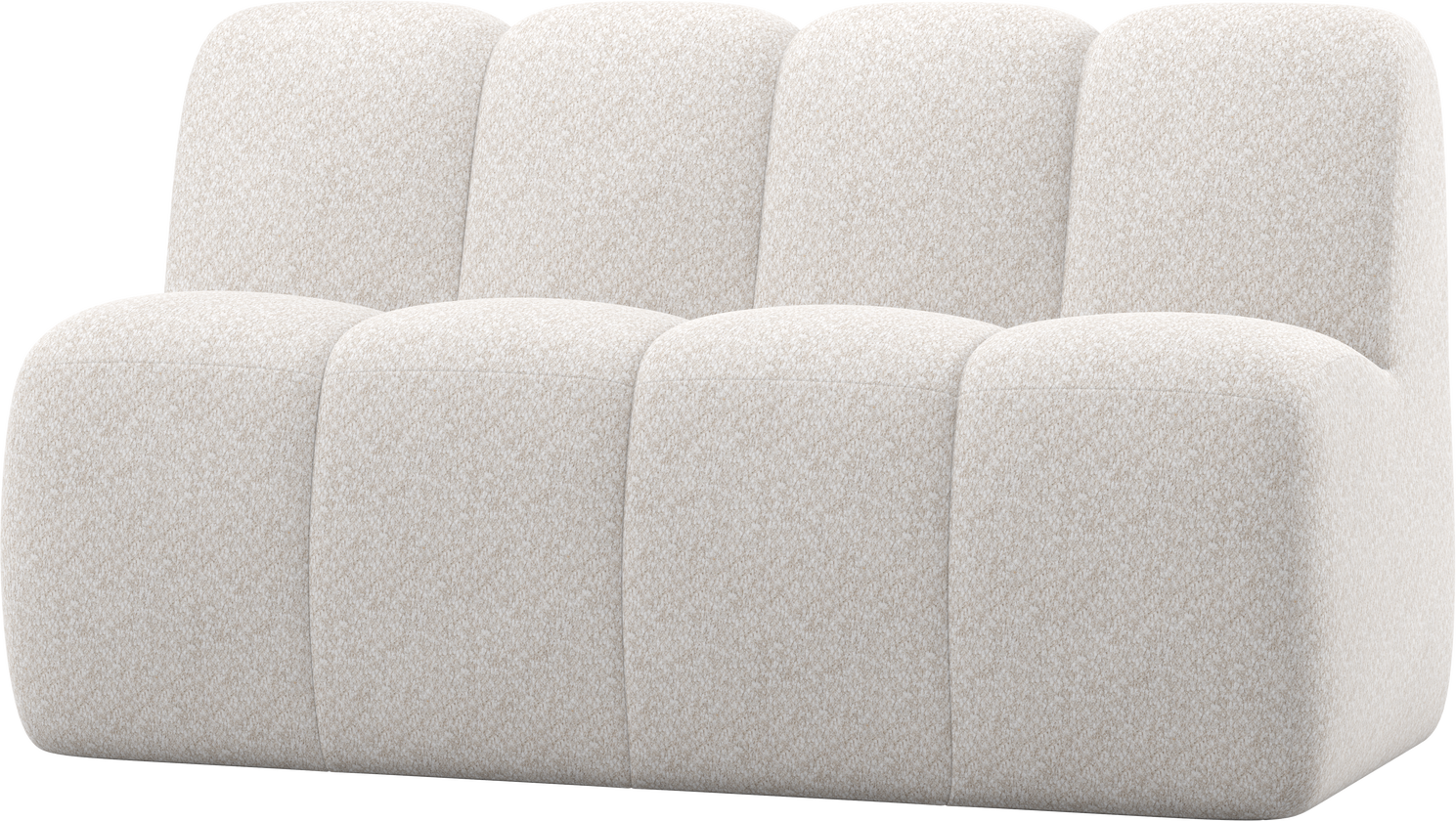 Spisebænk Sofabænk Woood Mojo 164 Cm Ecru Valley   Chenille Polstret Med Ryglæn