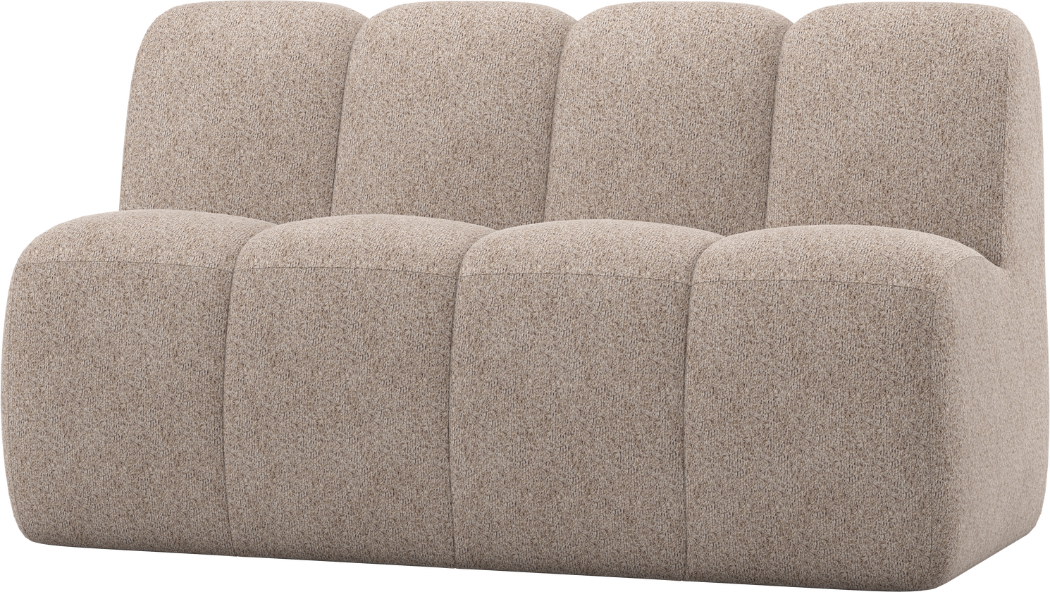 Spisebænk Woood Mojo 164 Cm  Chenille Mørk Sand   Blød Sofabænk Med Ryglæn
