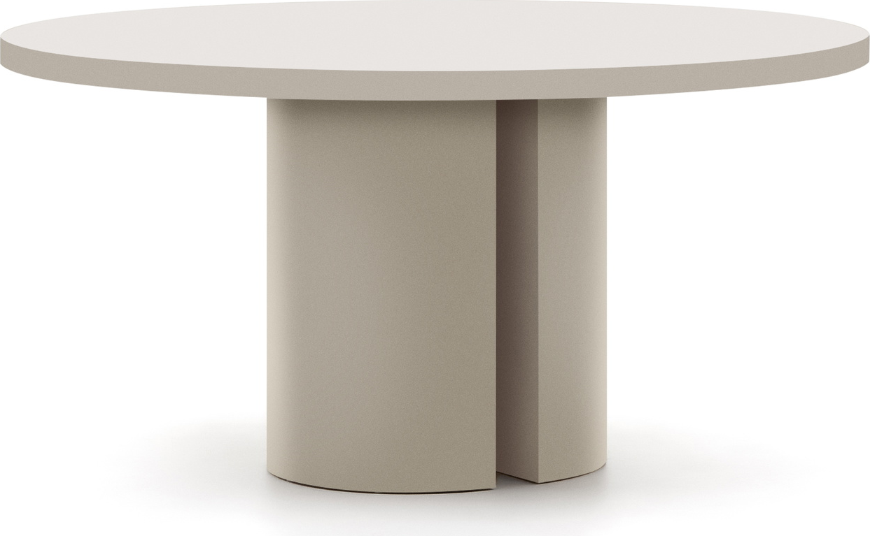 Spisebord Kave Home Nealy Rund ø150 H75 Cm  Hvid  Mdf Krydsfiner  Moderne Nordisk  Plads Til