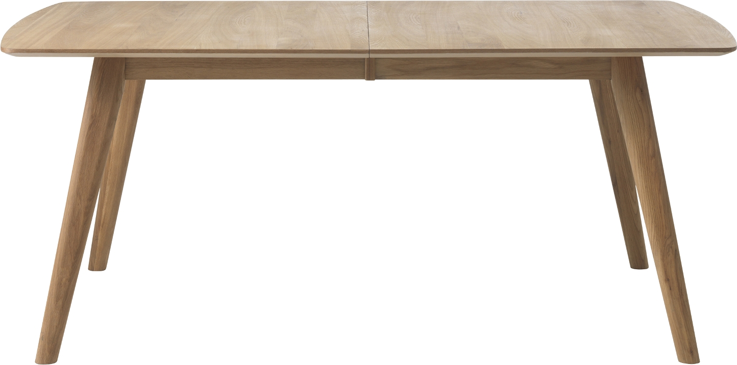 Spisebord Med Udtræk   Udtræksbord Nordique Design Rho   Massiv Eg Og Mdf-eg Finer  Natur