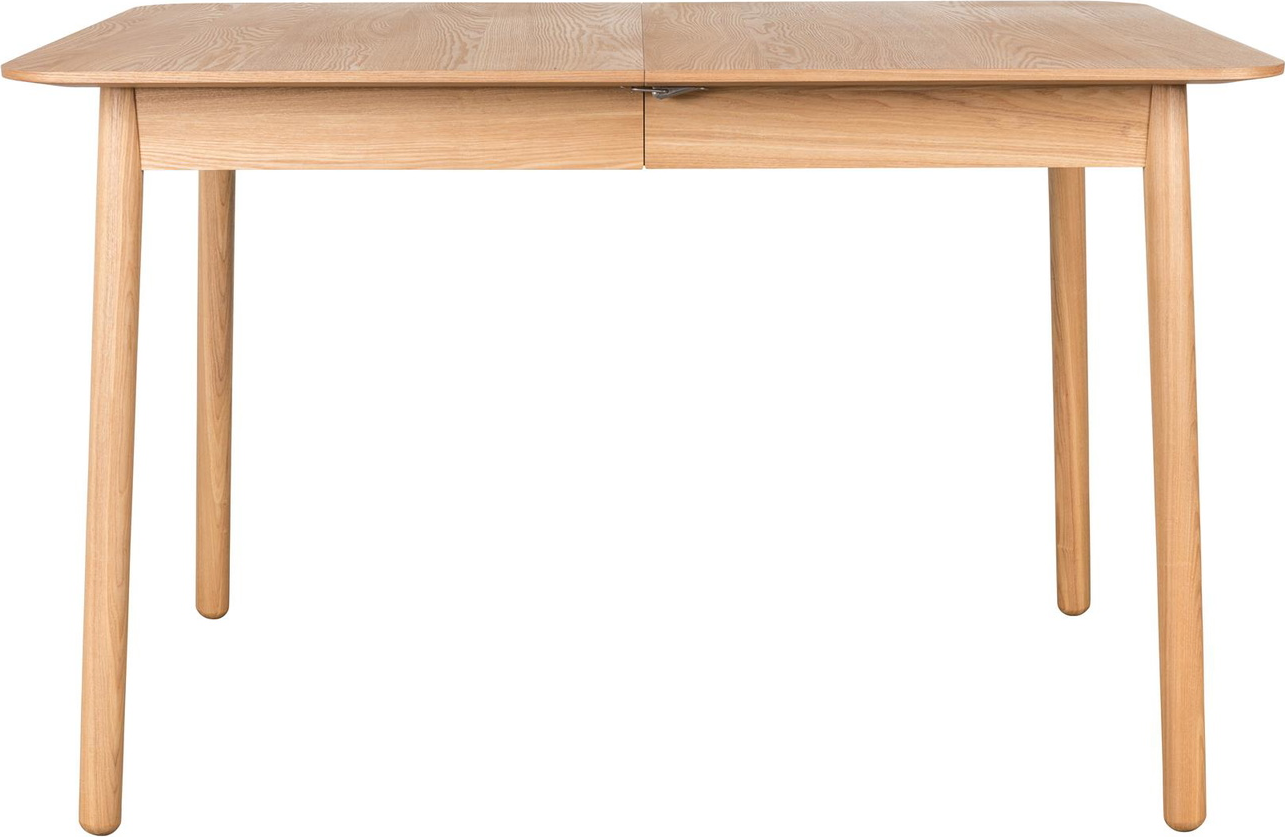 Spisebord Med Udtræk Zuiver Glimps   Egetræsfinér Natur  Asketræsben  120x80 Cm