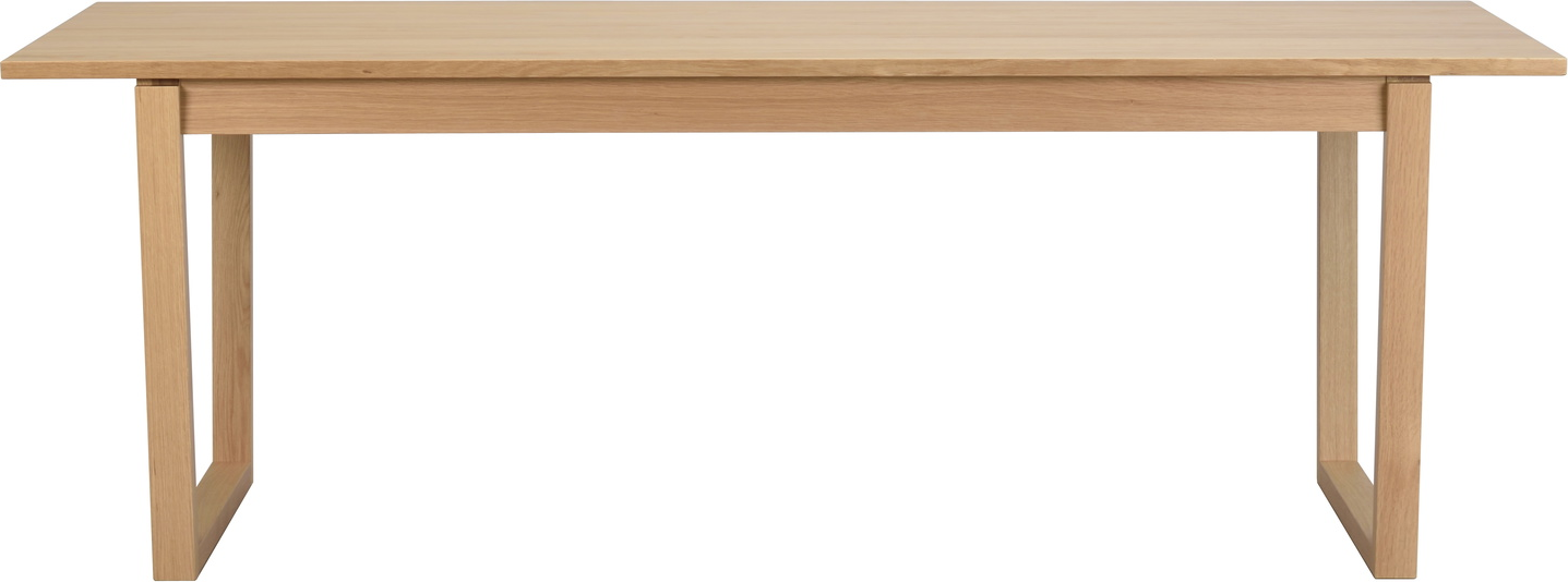 Spisebord Rowico Colonsay   Massivt Egetræ Og Egefinér 215x96 Cm Matlakeret Fsc Mix