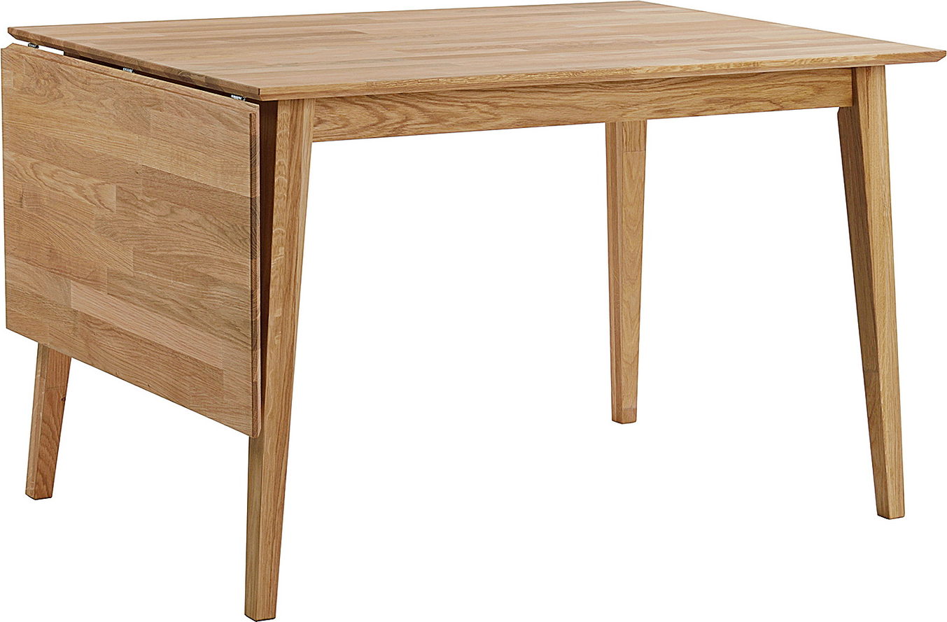 Spisebord Rowico Filippa   Olieret Massivt Egetræ 120ã 80 Cm Med Klapplade 165 Cm Fsc-certificeret Nordisk Design