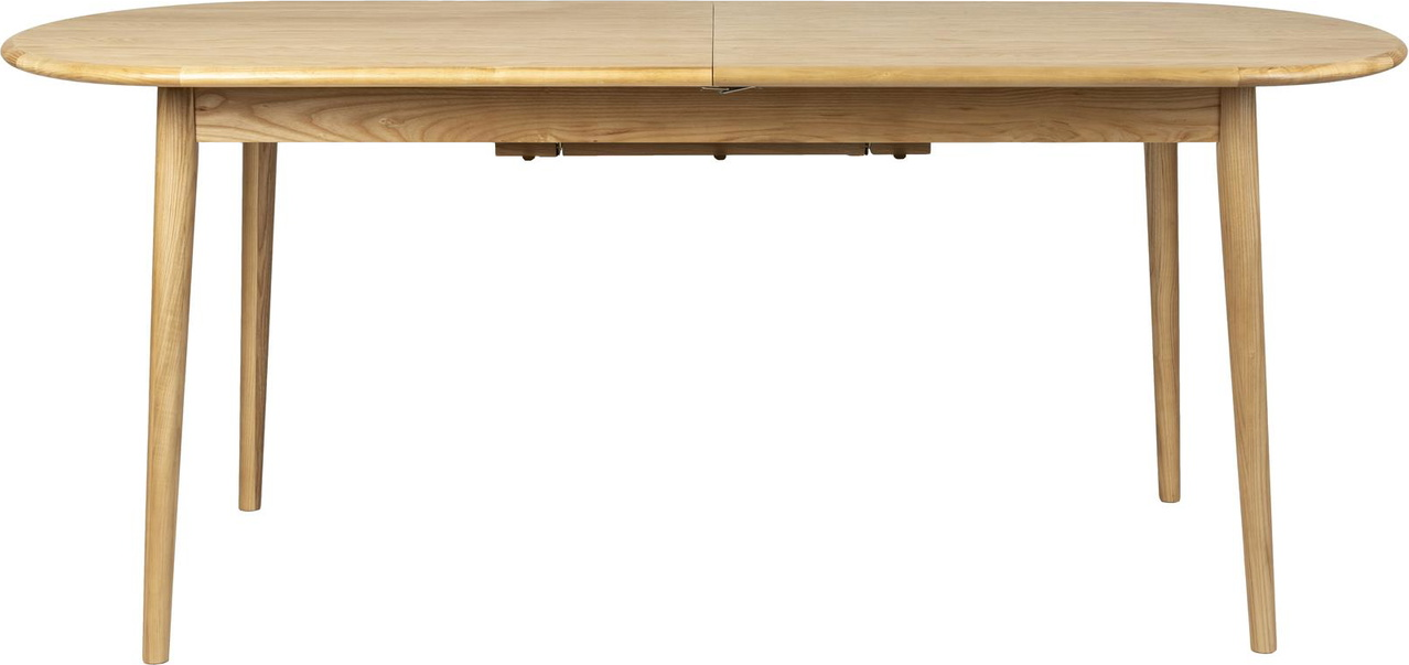 Spisebord Udtræksbord Zuiver Twist Asketræ Egfinér  Natur  Oval  240   90   76 Cm