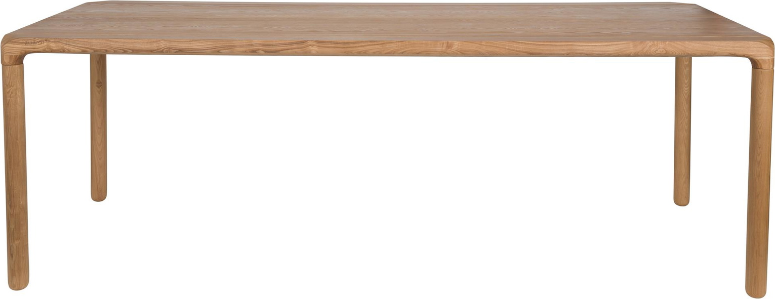 Spisebord Zuiver Storm Rektangulært Nougat Asketræ  Askefinér 220x90x75 Cm