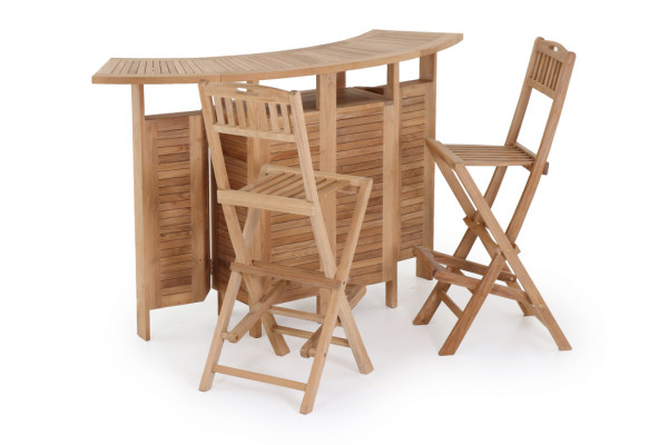 Teak Barsæt     Barstole