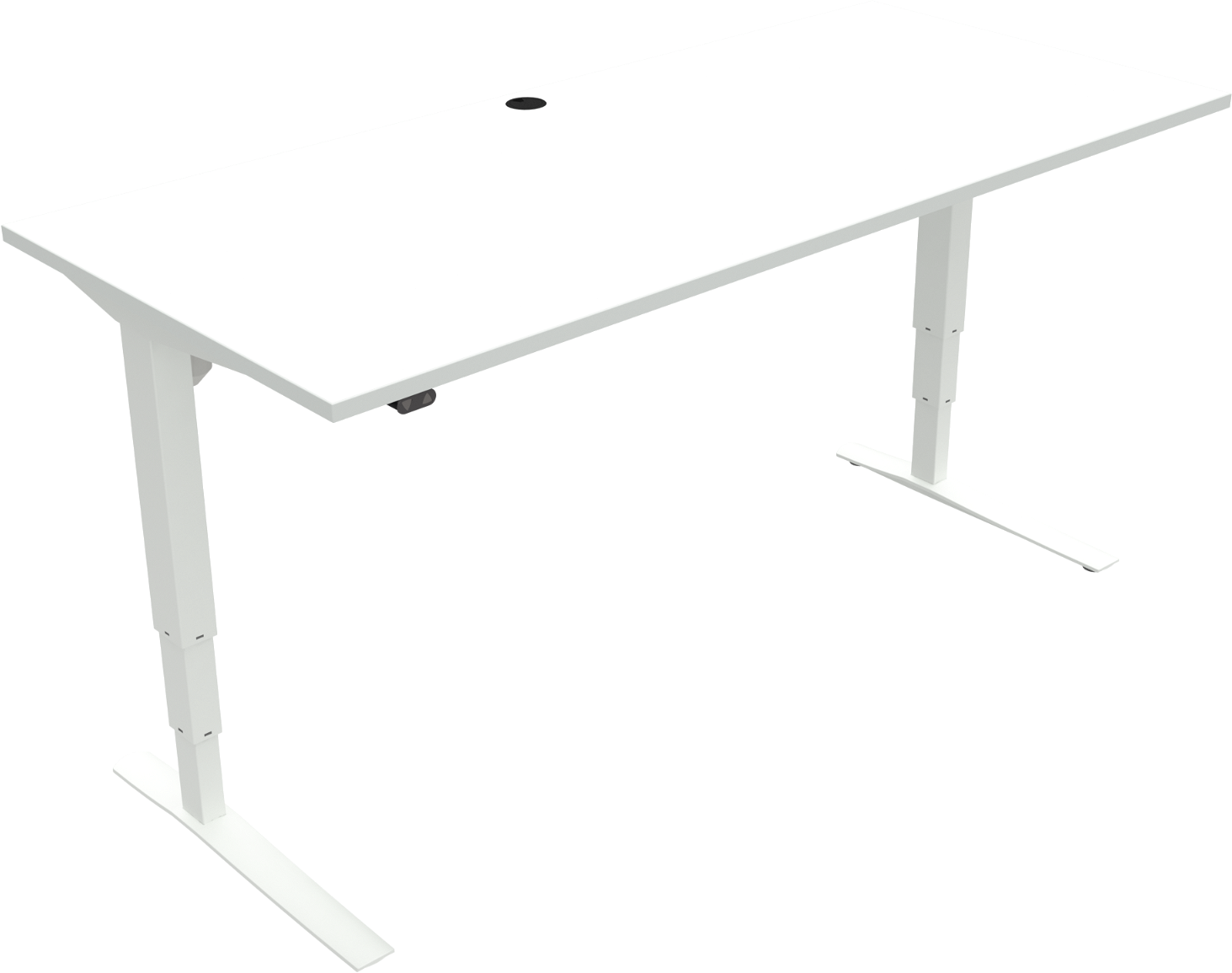 To-bens Hæve- Sænkebord Zennord Rise Rest 180x80 Cm Hvid