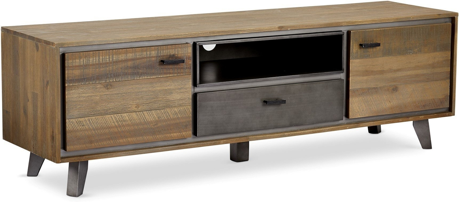 Tv-bord Raymond   Hallmark Derby  Akacietræ Med Metalben  B160xh50xd42 Cm