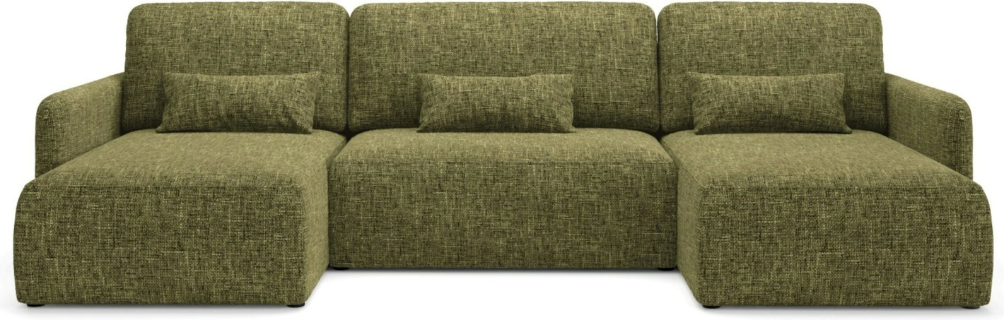 -sofa Maison Vellé Arvello Imo 35 Grøn Med Sovefunktion Og Opbevaring 290ã 148 Cm