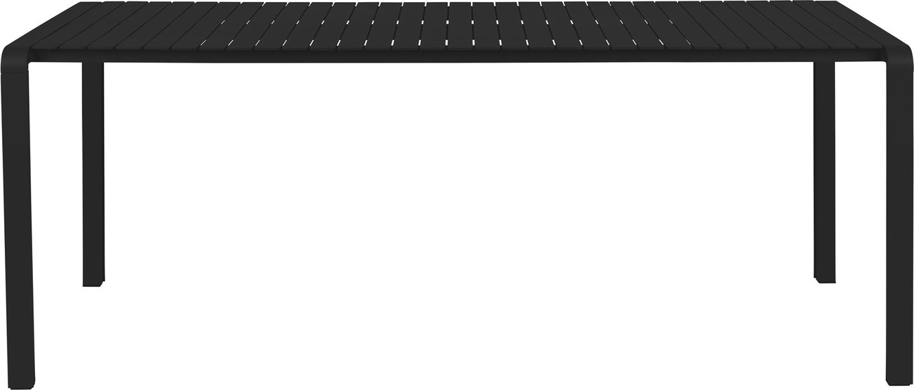 Udendørs Spisebord Zuiver Vondel Antracit Aluminium 214x96   Cm Havebord