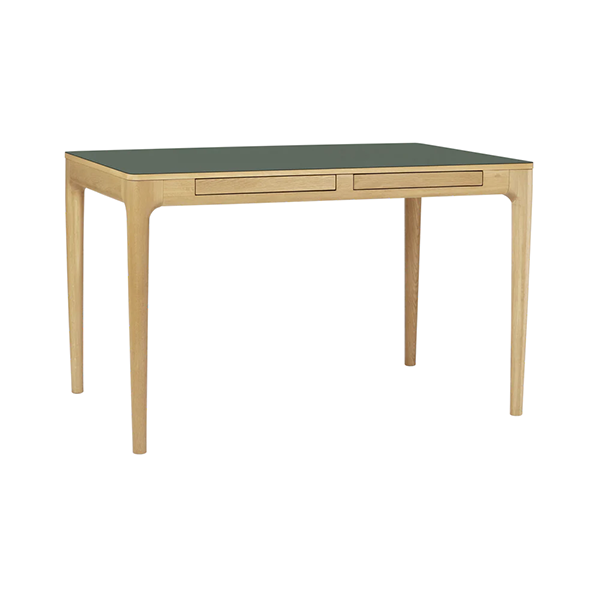 Umage Heart 39   39 Soul Skrivebord Eg Med Moss Green Laminat