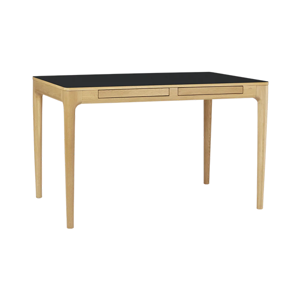 Umage Heart 39   39 Soul Skrivebord Eg Med Obsidian Black Laminat