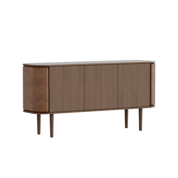 Umage Treasures  -dørs Skab Mørk Eg Hazelnut