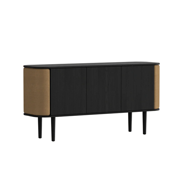Umage Treasures  -dørs Skab Sort Eg Sugar Brown