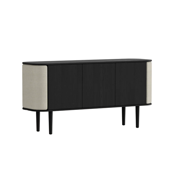 Umage Treasures  -dørs Skab Sort Eg White Sands