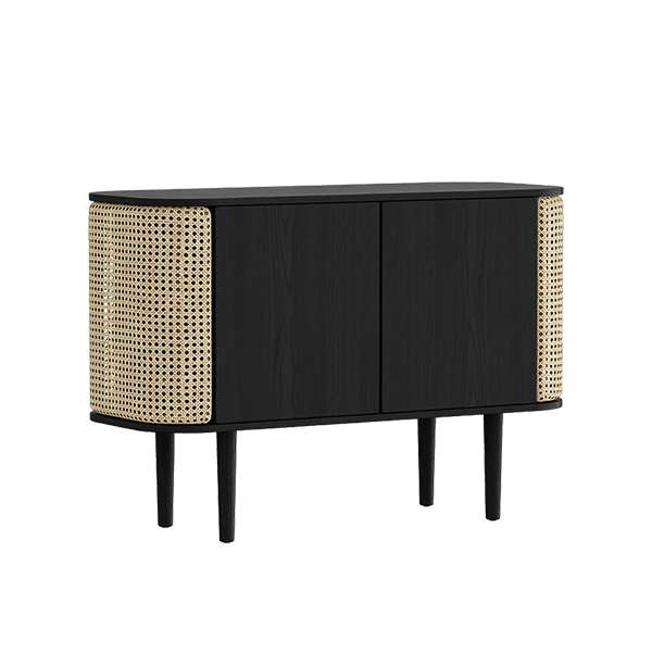 Umage Treasures  -dørs Skænk Sort Eg Venetian Cane