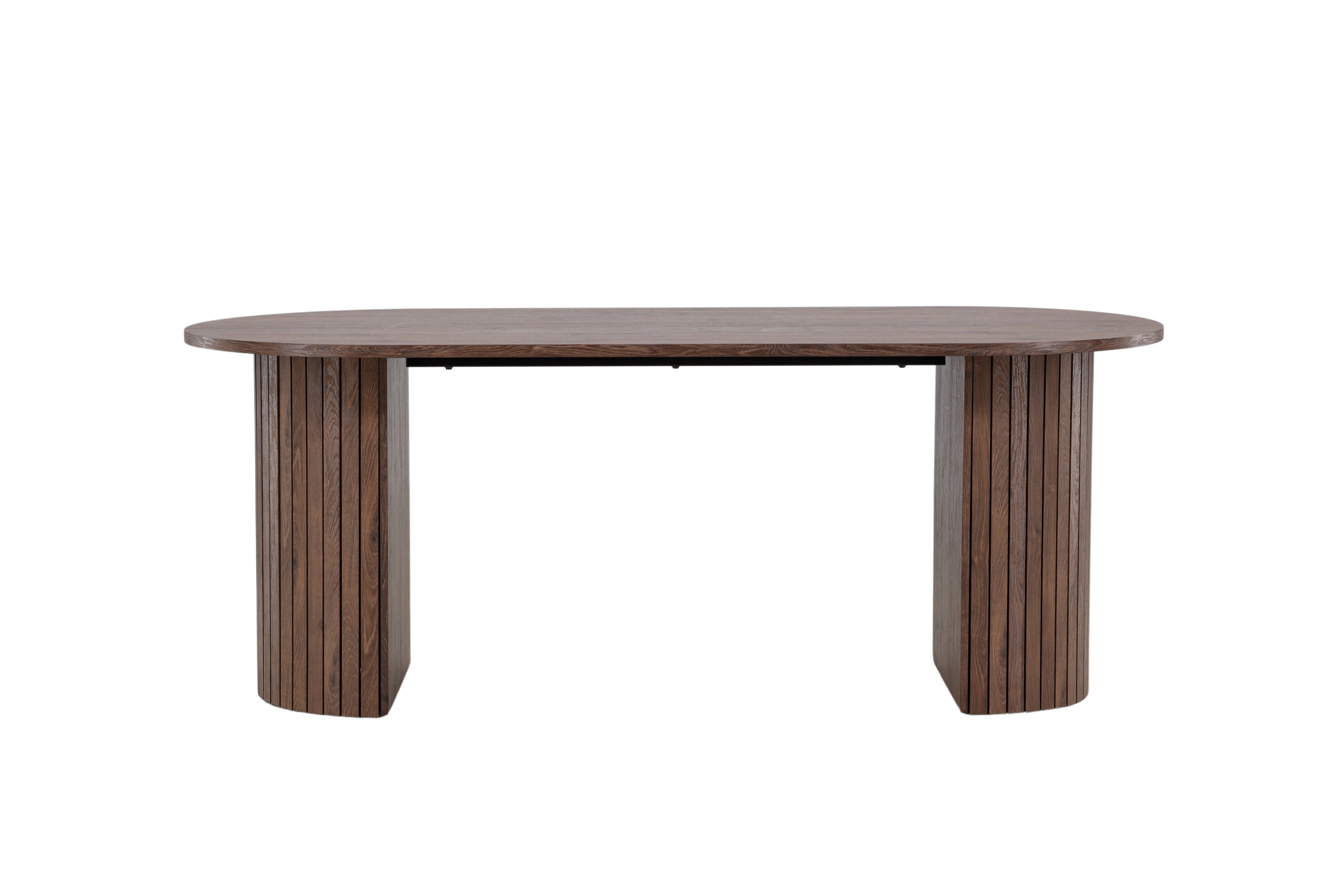 Venture Design Härön Spisebord  Oval Mocca Mdf Og Stål  90x200