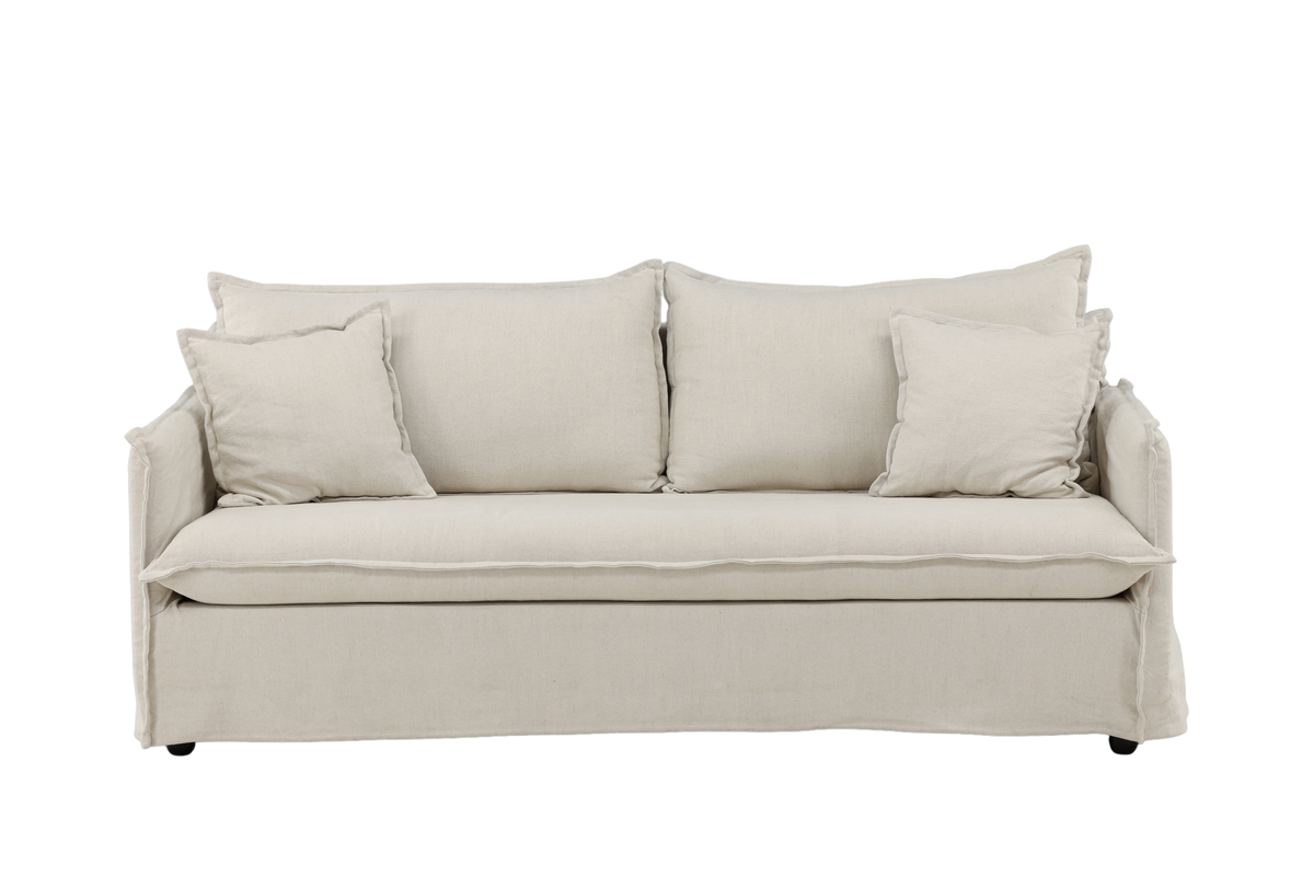 Venture Design Nova   Pers  Sofa Beige Stof Og Plastik