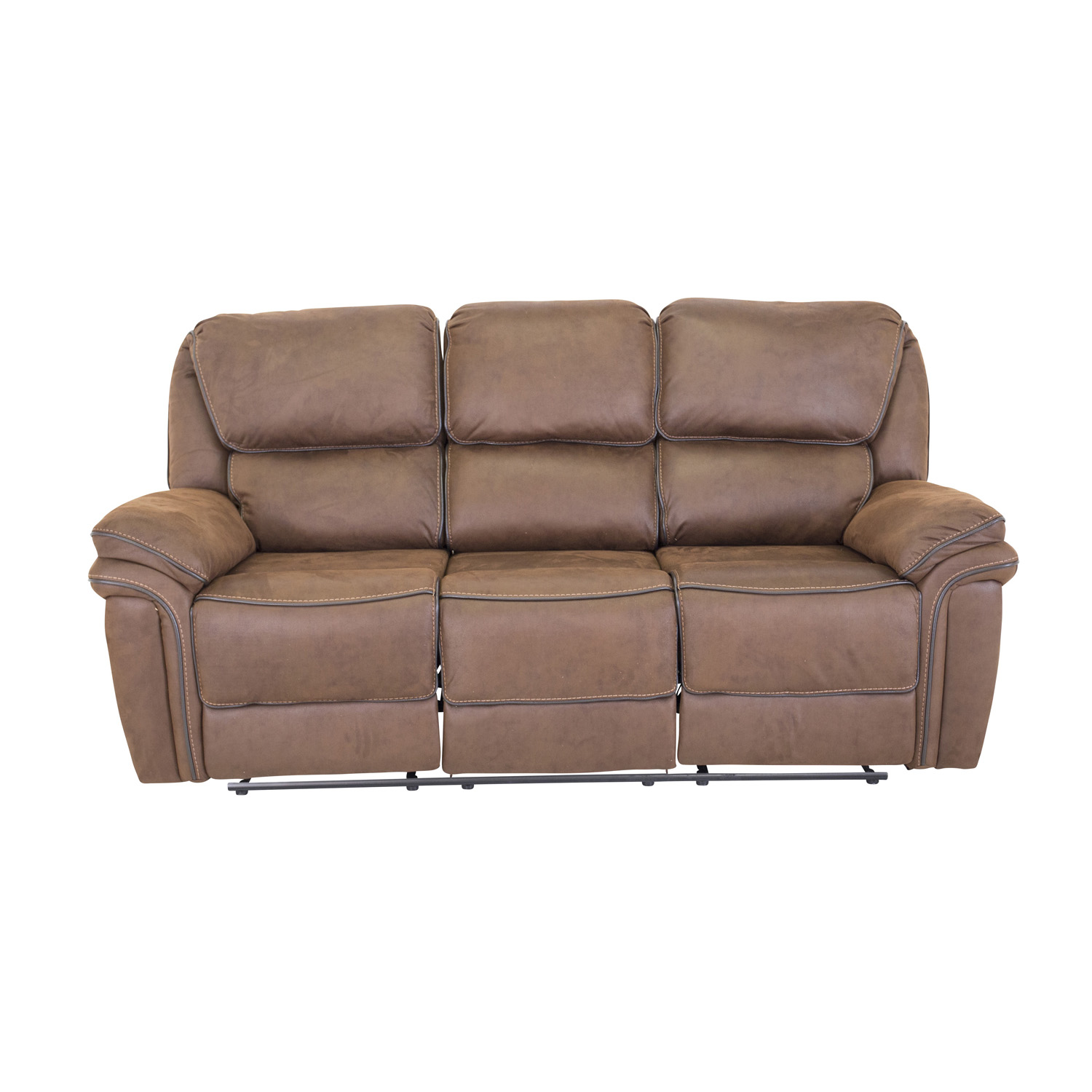 Venture Design Saranda   Pers  Sofa     Recliner Brun Stof