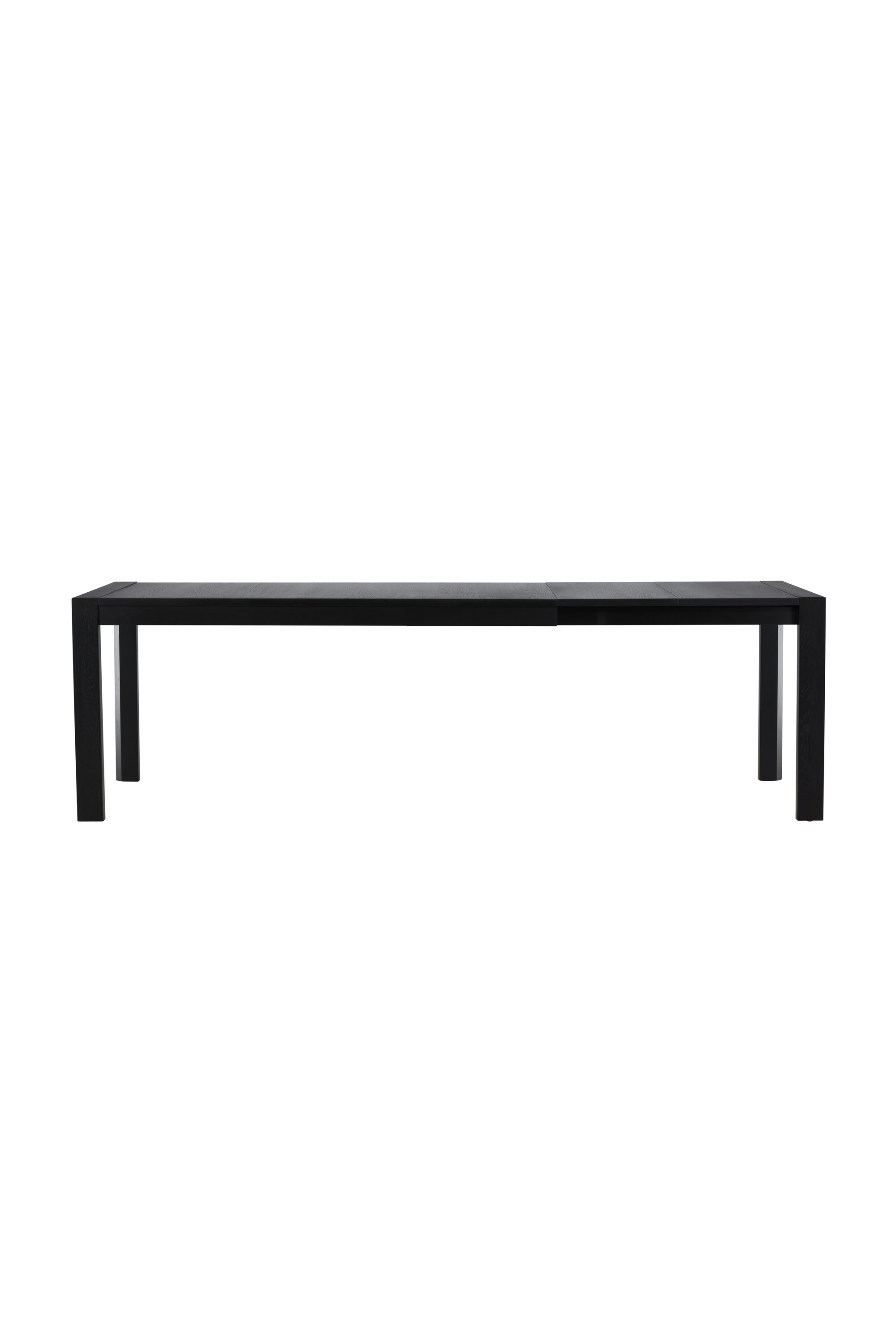Venture Design Slider Spisebord     Udtræk Sort Egetræ  250x95x75