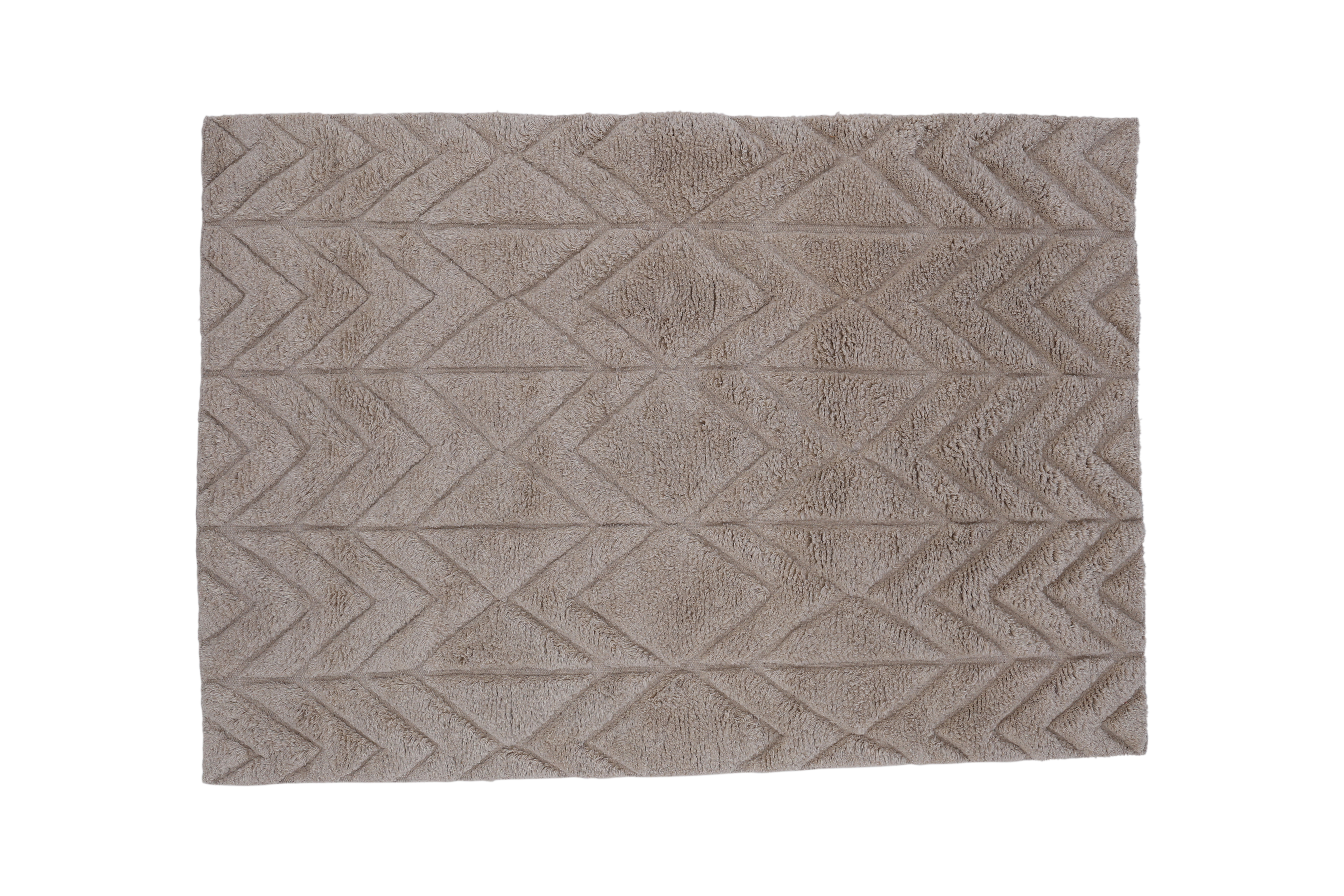 Vind Collection Zoewool Gulvtæppe  Rektangulær Beige Uld  400300