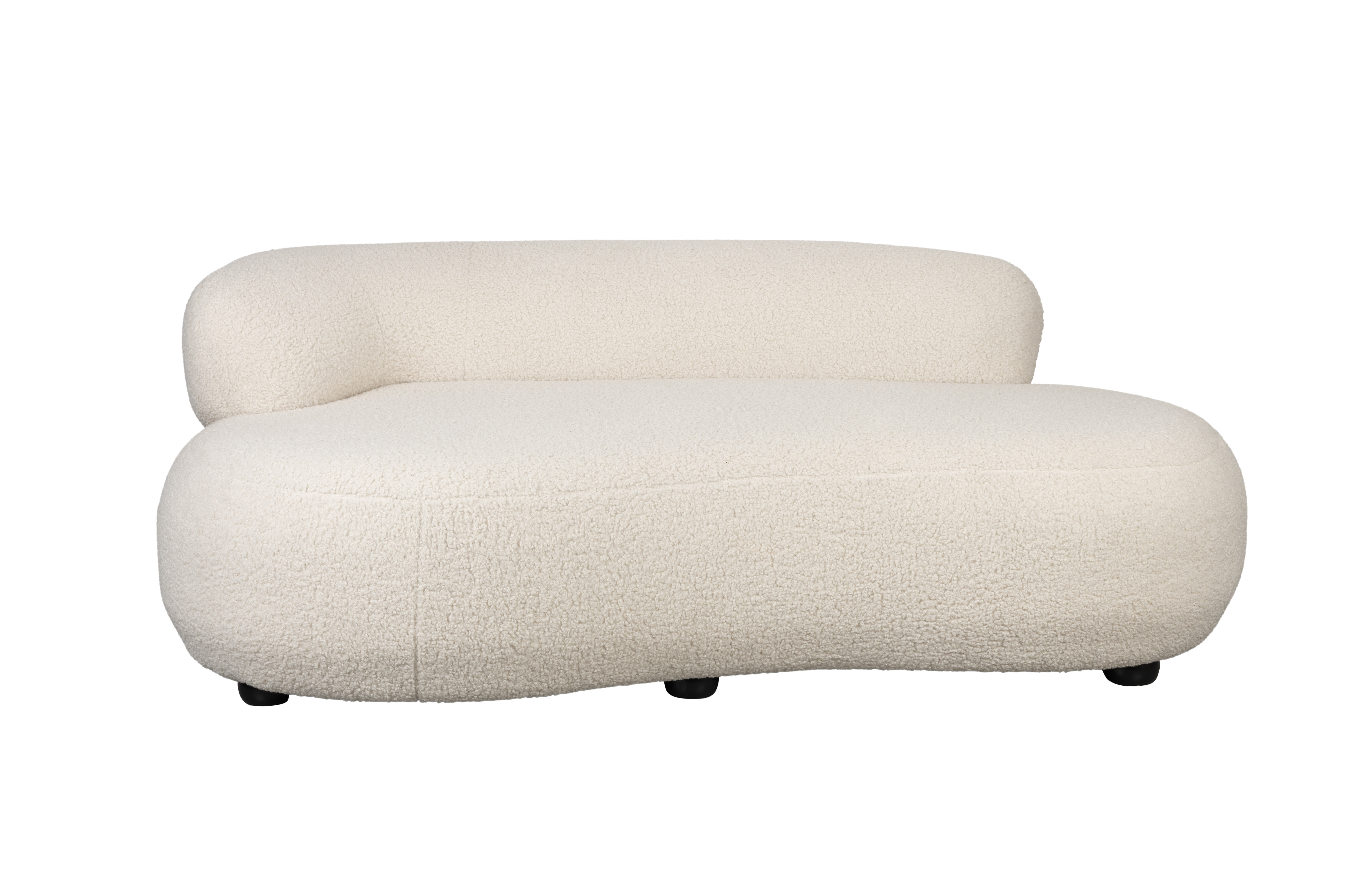 White Label Living Noxx Sofa Hvid Polyester Og Mdf