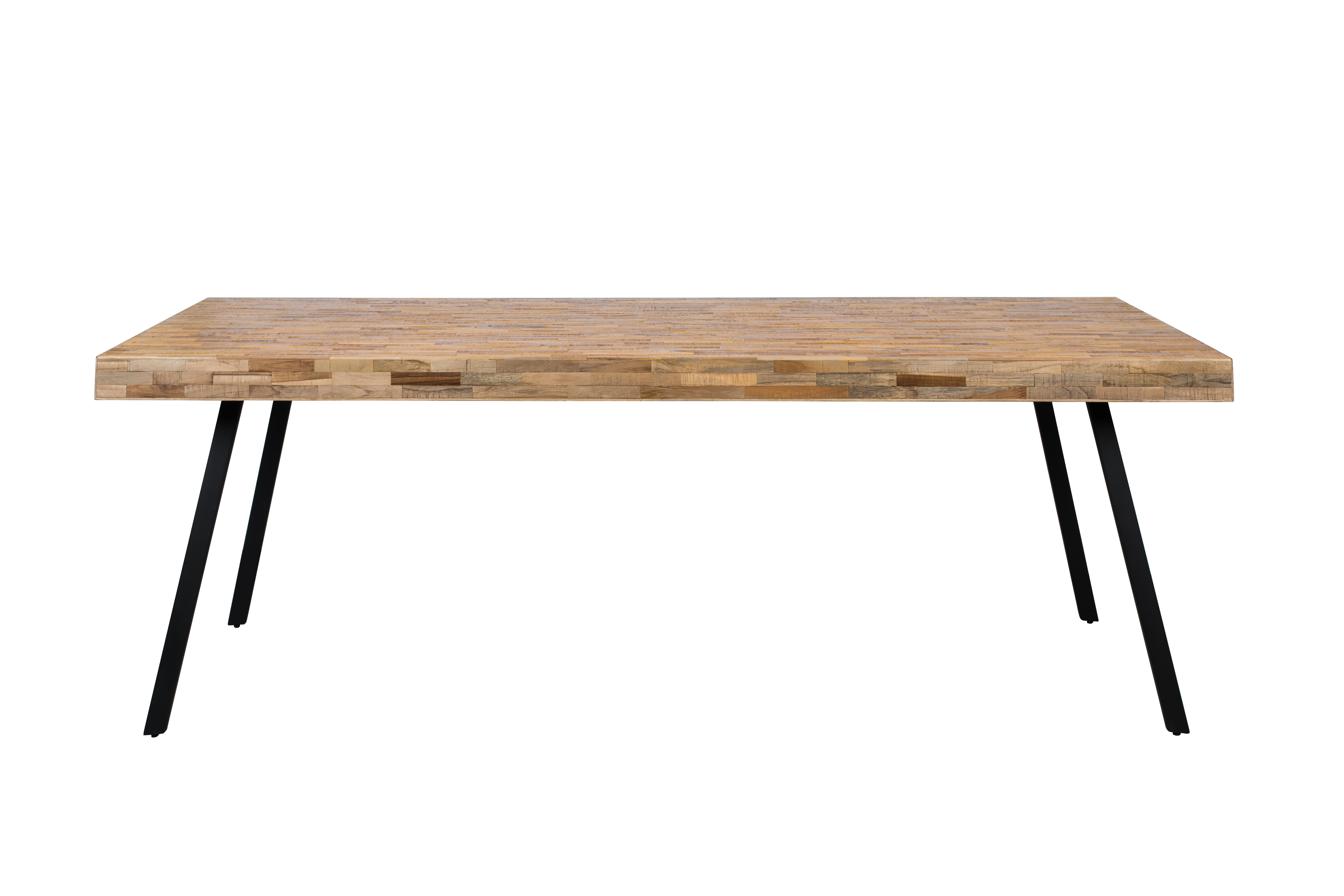 White Label Living Suri Spisebord  Rektangulær Natur Teaktræ Og Metal  220x100