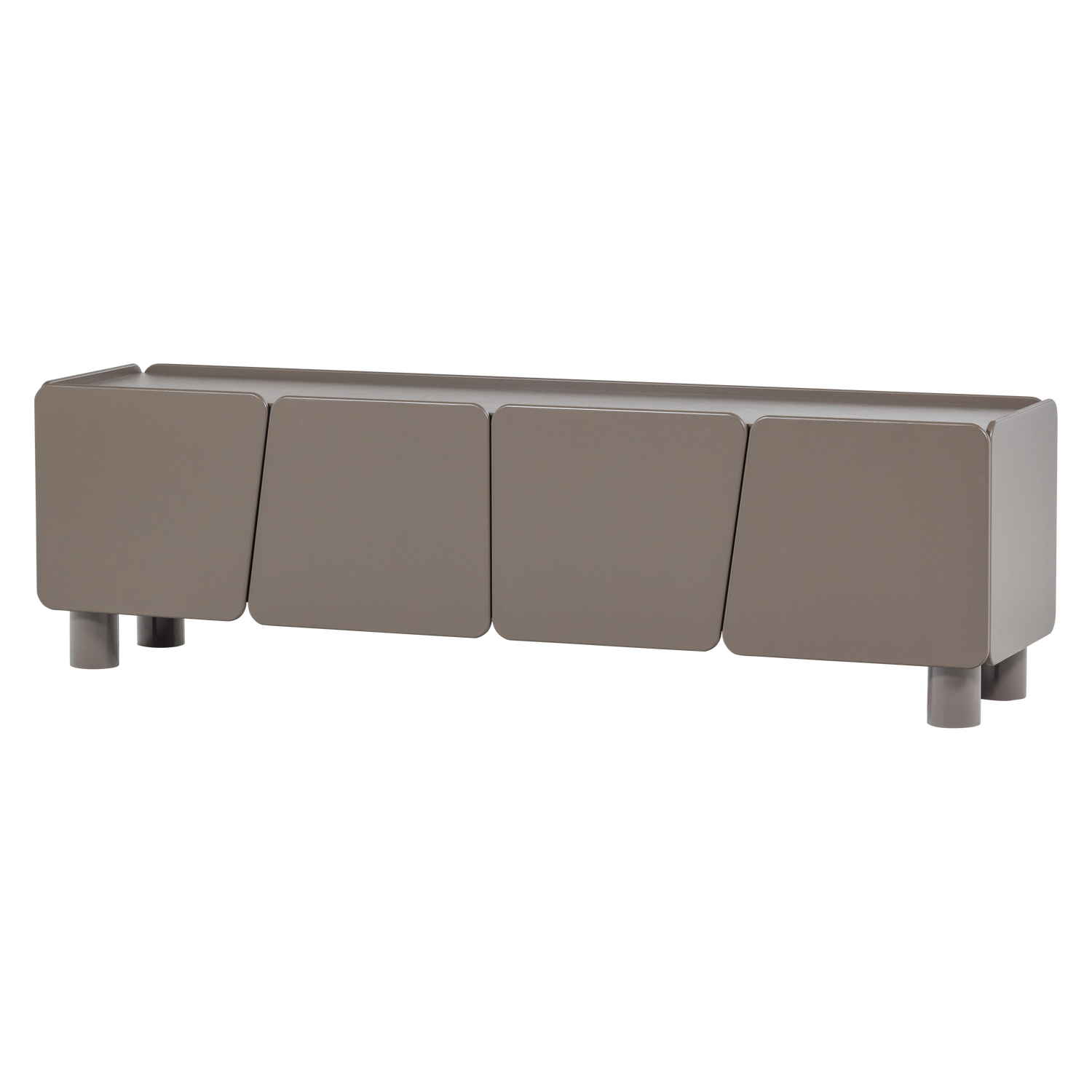 Woood Root Tv-bord       Låger Og   Hylder Trøffelbrun Fyrretræ  200x45