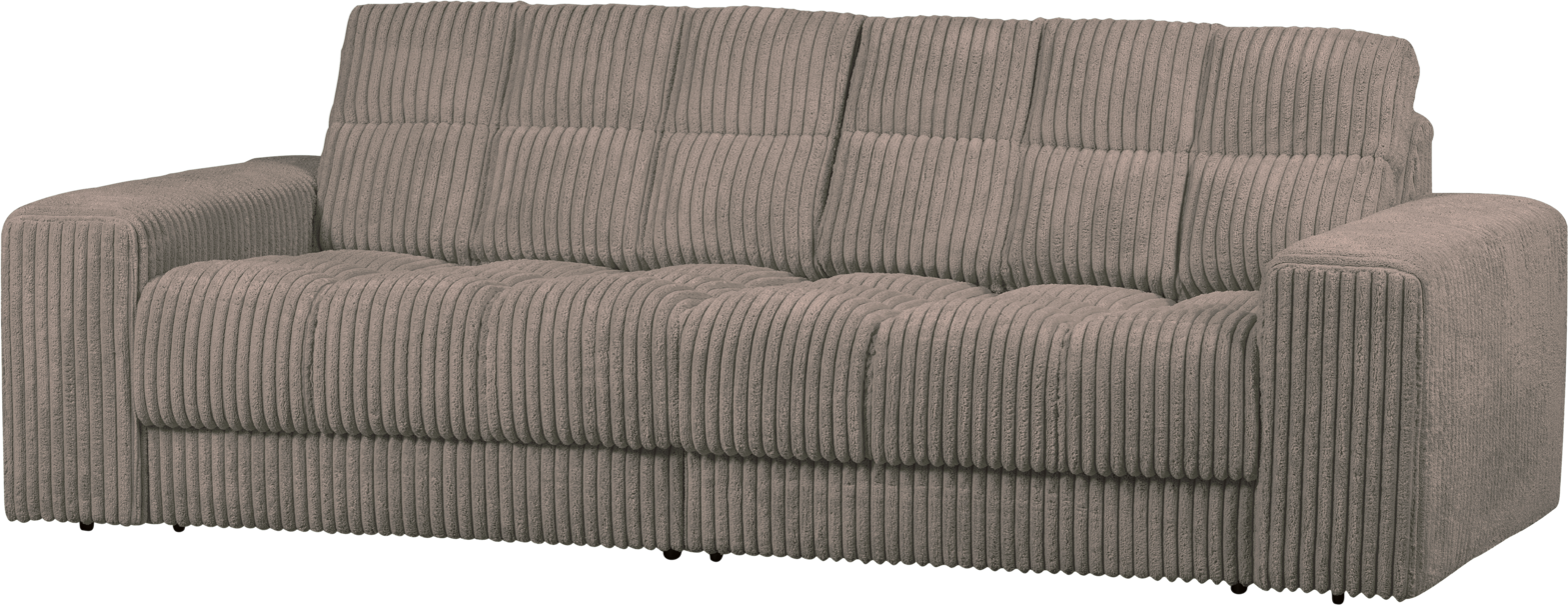 Woood  -personers Sofa Second Date Fløjl Mudder 226ã 99ã 78 Cm Modulært Luksusdesign
