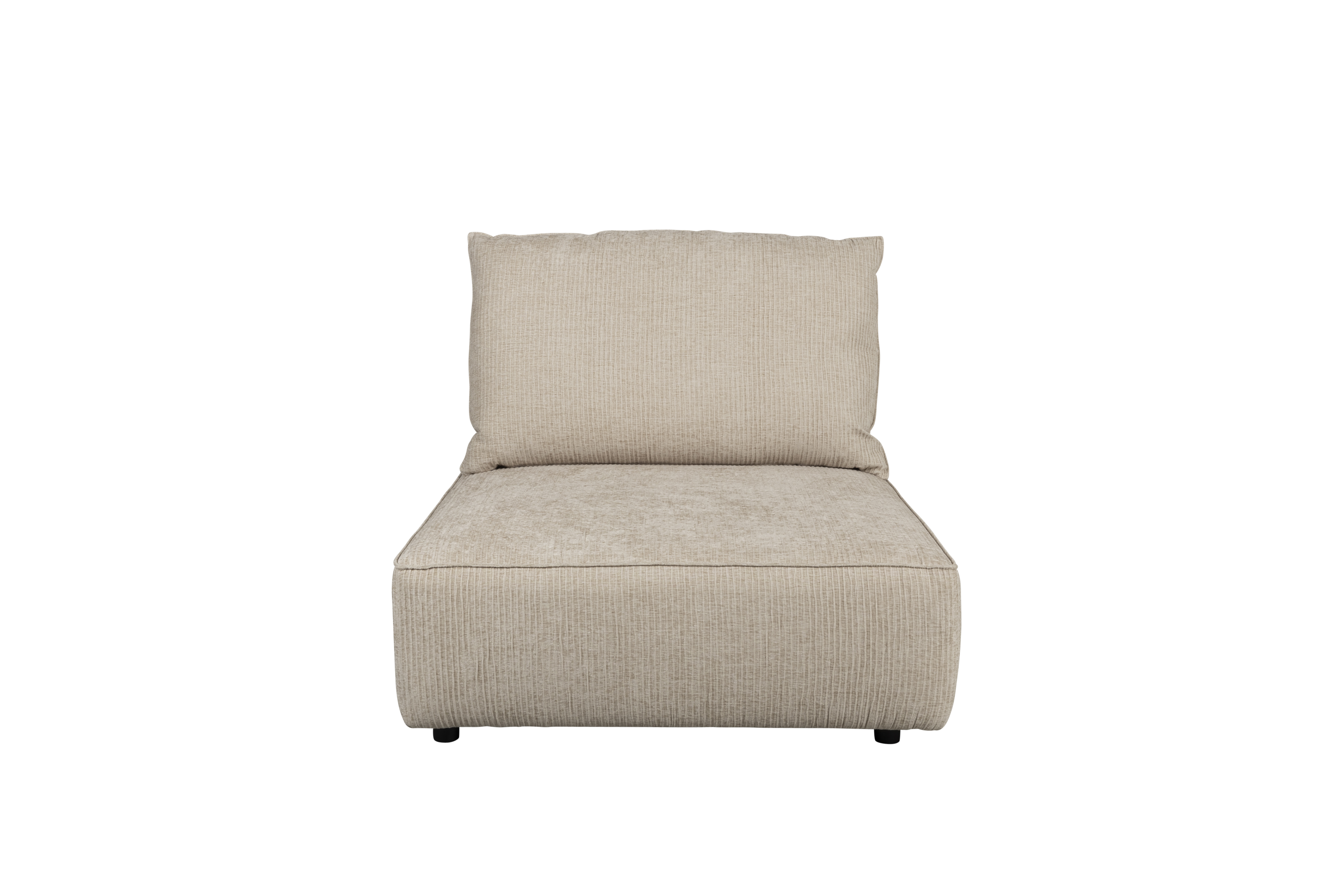 Zuiver Hunter Sofa Element    -personers     Ryg Sand Fløjl Og Plast
