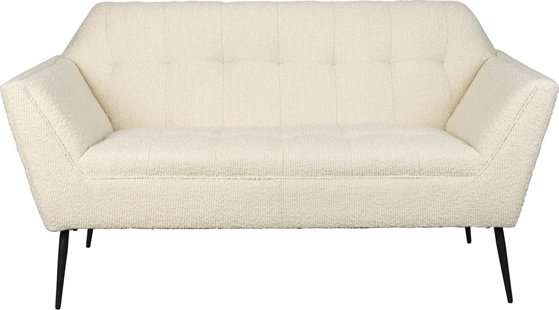 -personers Polstret Sofa Dutchbone Kate Perlemor Polyesterstof Med Jernben