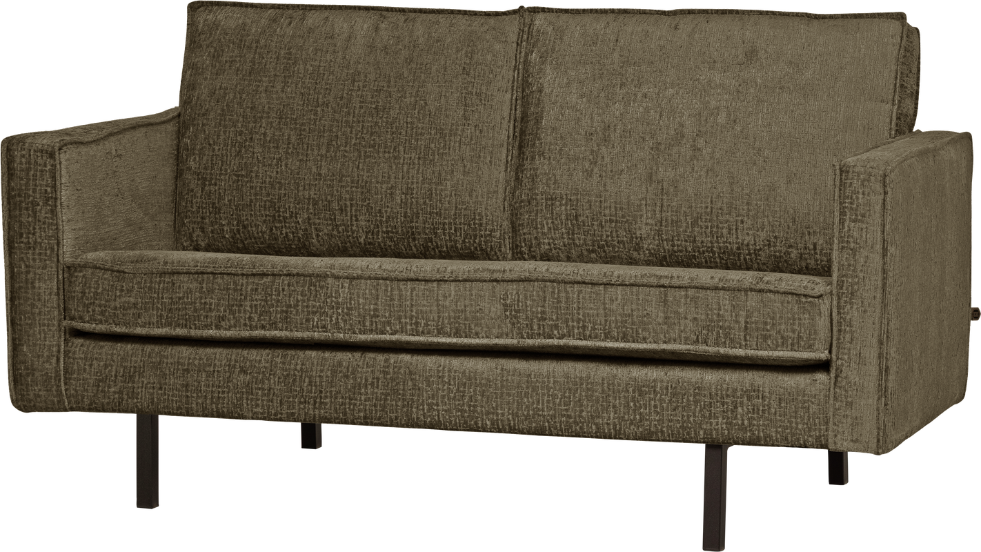 -personers Sofa Woood Rodeo  Bonsaigrøn Strukturvelour  B150 Cm
