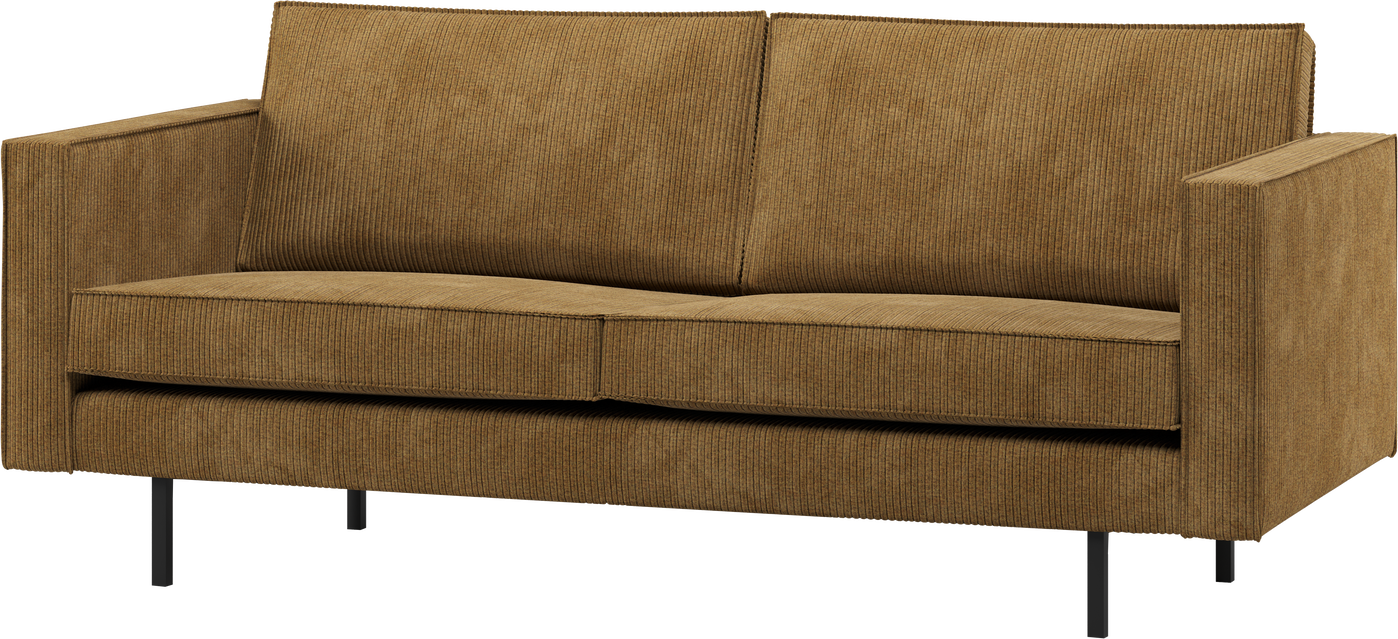 -personers Sofa Woood Rodeo Honninggul Remy Rib Polyester 190 Cm