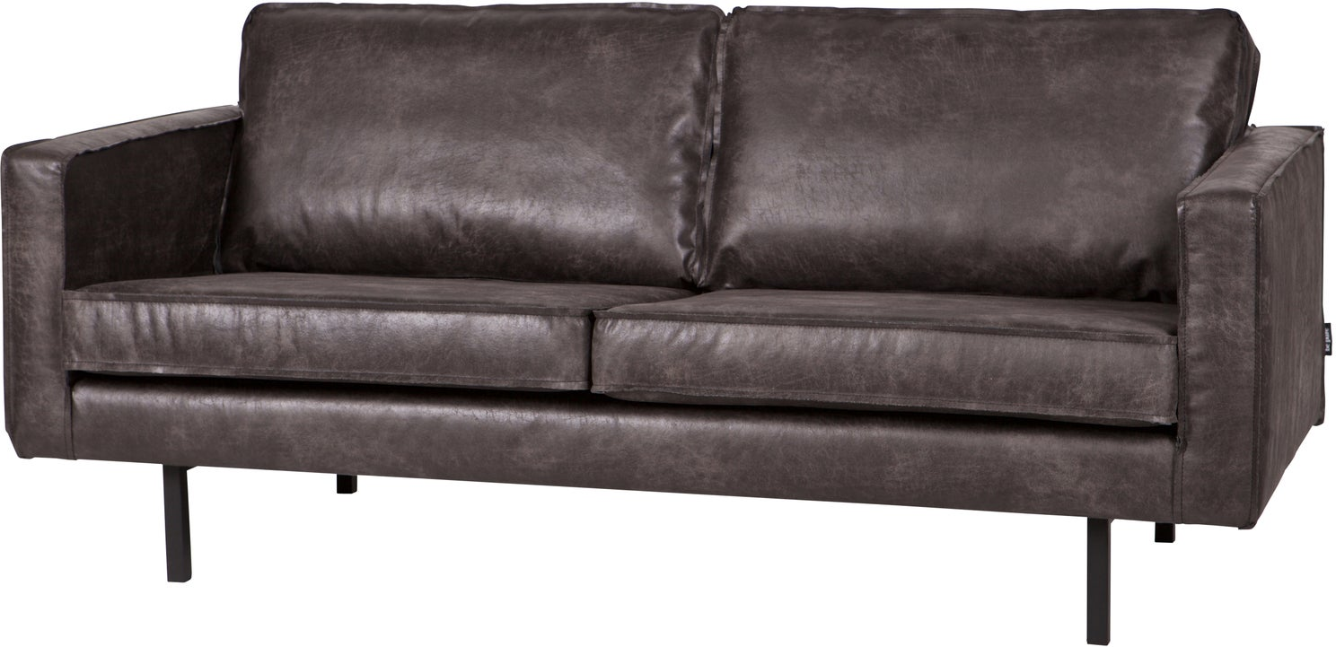 -personers Sofa Woood Rodeo  Sort Ecoleather 190 Cm