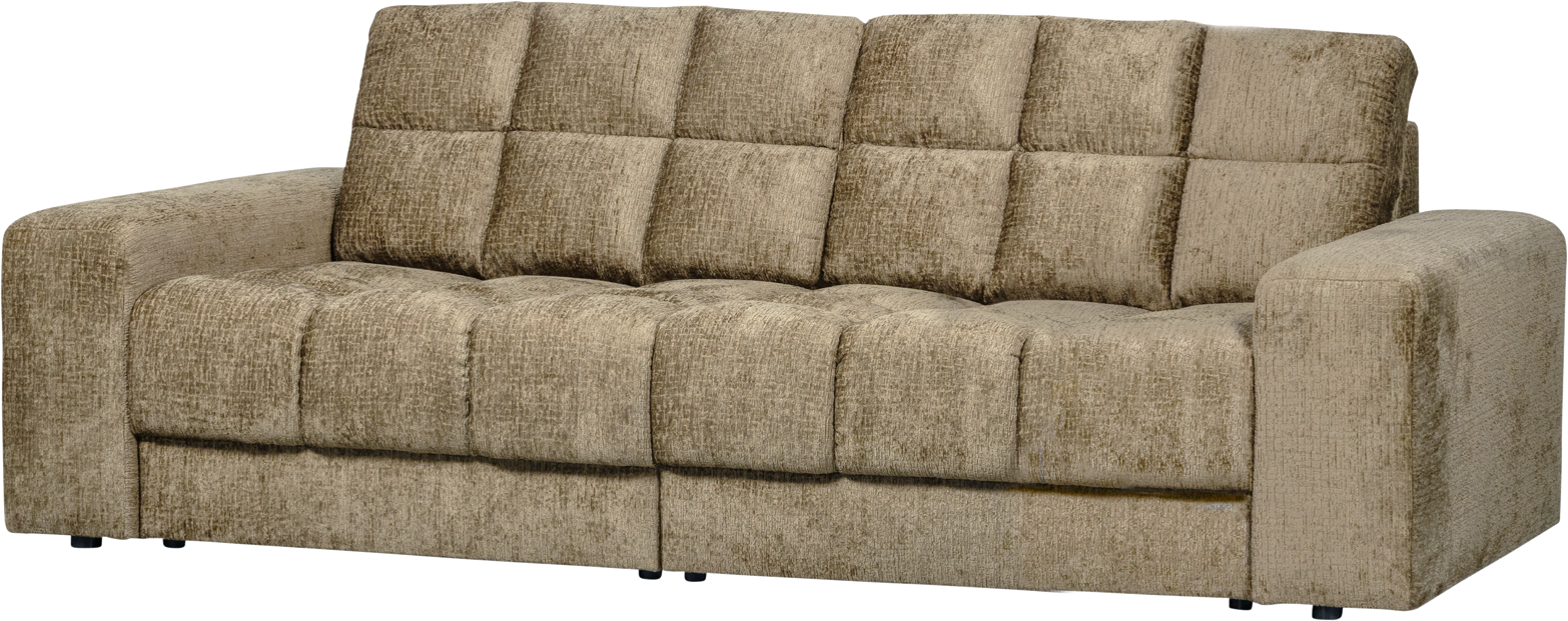 -personers Sofa Woood Second Date Lysegrå Velour 226   99   78 Cm