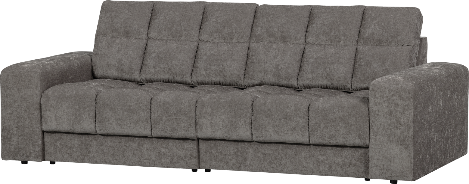-personers Sofa Woood Second Date 226x99x78 Cm Grå Polyester Loungesofa Modulær