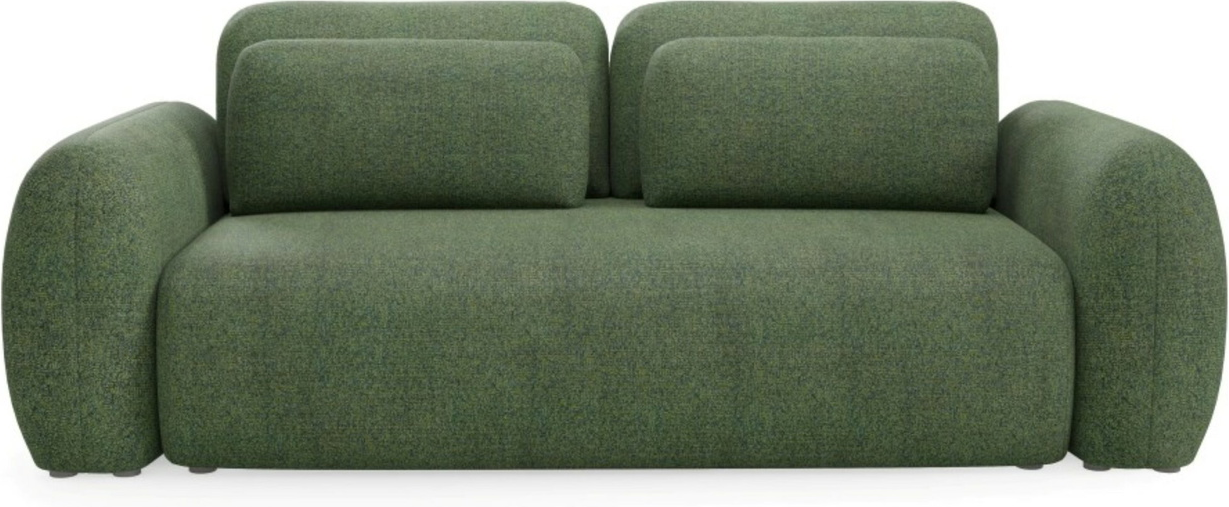 -personers Sovesofa Maison Vellé Avelon  Puente 34 Grønt Stof  Liggeflade 200x160 Cm  Opbevaring  Vendbar