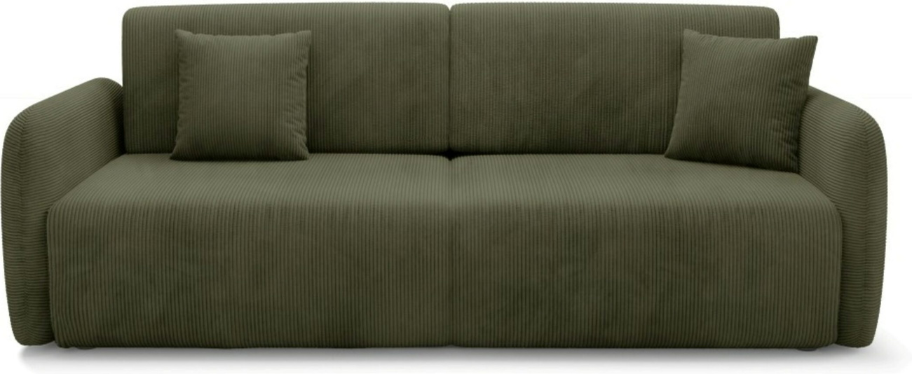 -personers Sovesofa Maison Vellé Sorella  Poso 46 Ribvelour  Soveflade 200x155 Cm  Dl-automatik