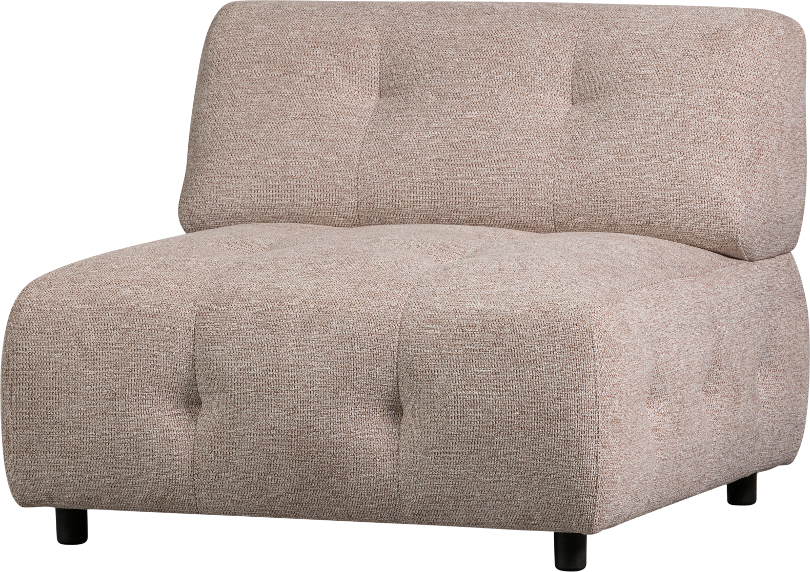 -sæders Modulsofa Woood Louis Lyserød Chenille